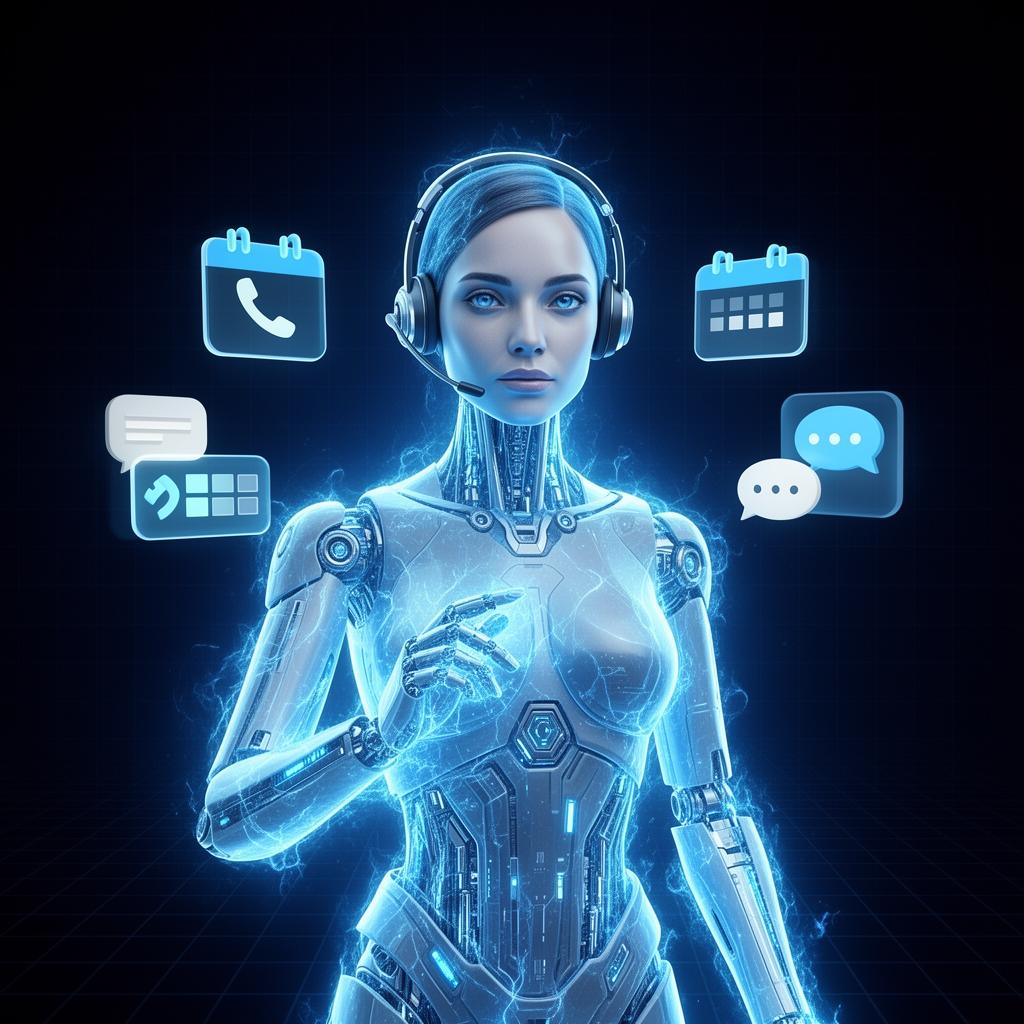 AI receptionist answering calls 24/7